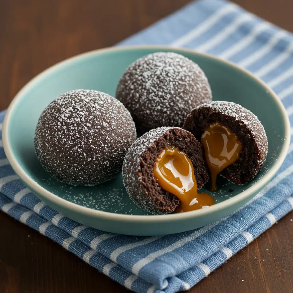 Receita de Brownie Bombas de Trufa
