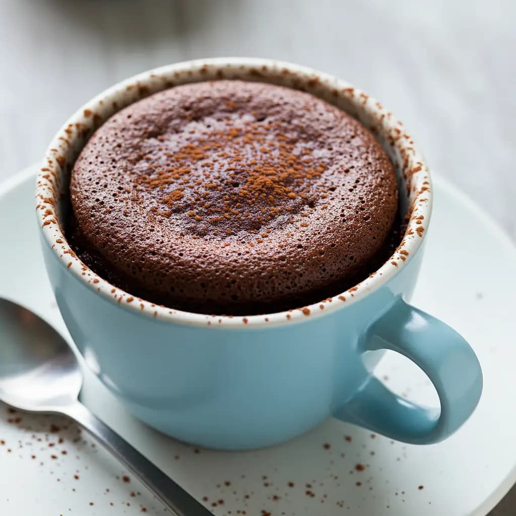 Receita de Brownie de Caneca