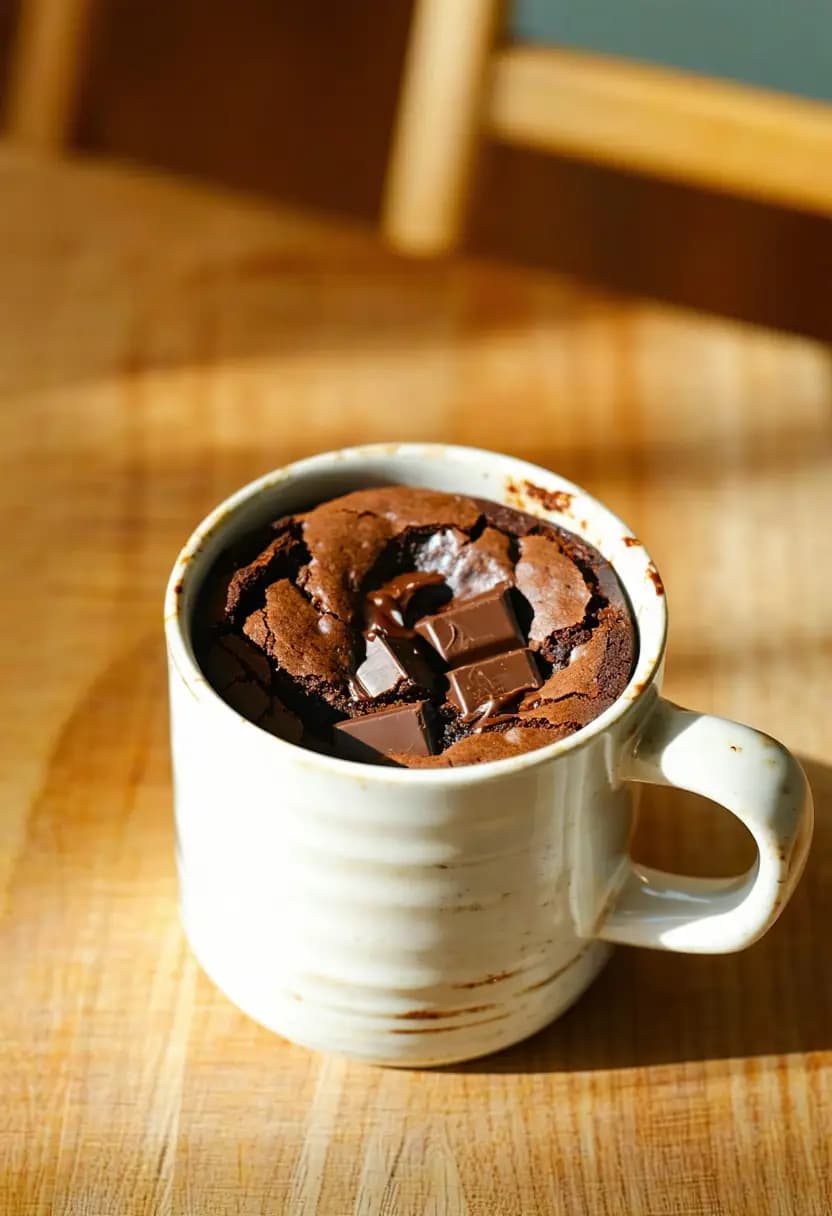 Receita de Brownie de Caneca Fit