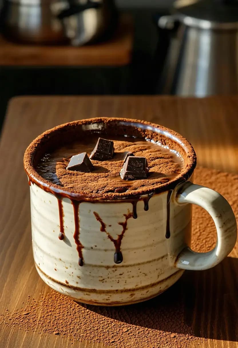 Receita de Brownie de Caneca Fit