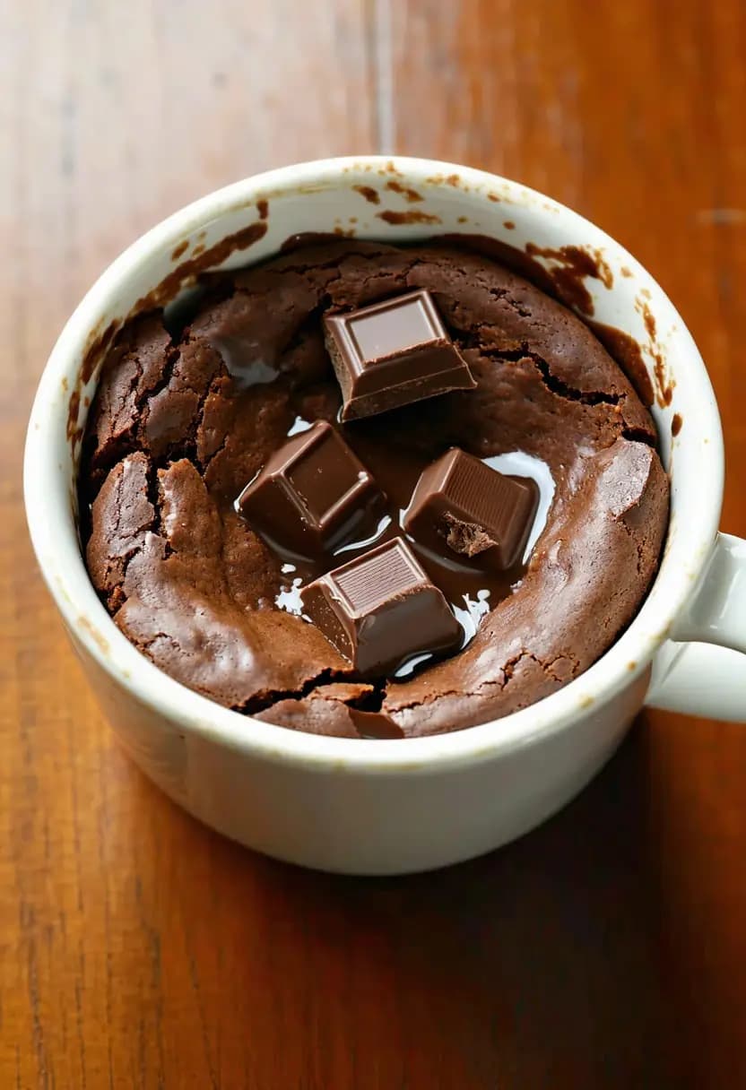 Receita de Brownie de Microondas