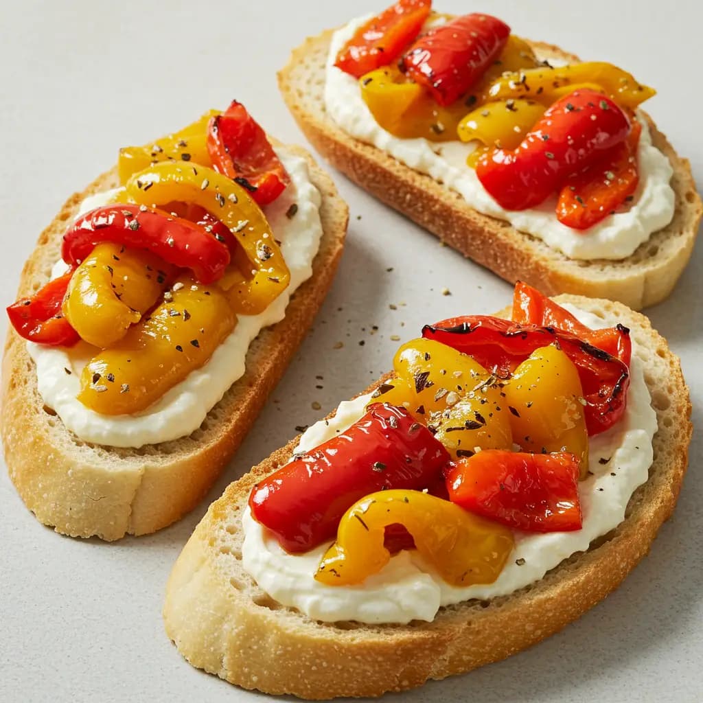 Receita de Bruschetta Colorida