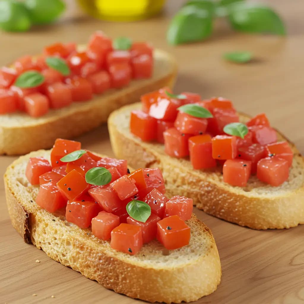 Receita de Bruschetta Tradicional