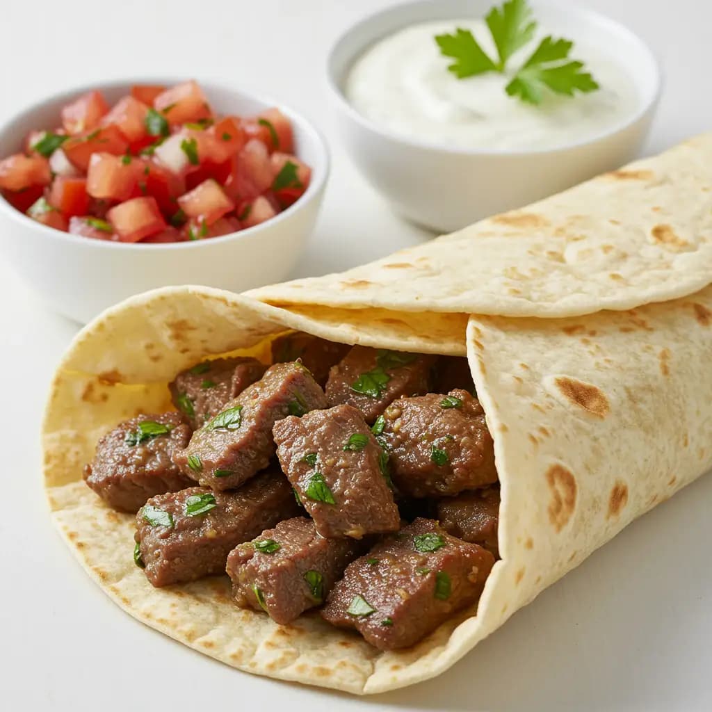 Receita de Burritos de Alcatra