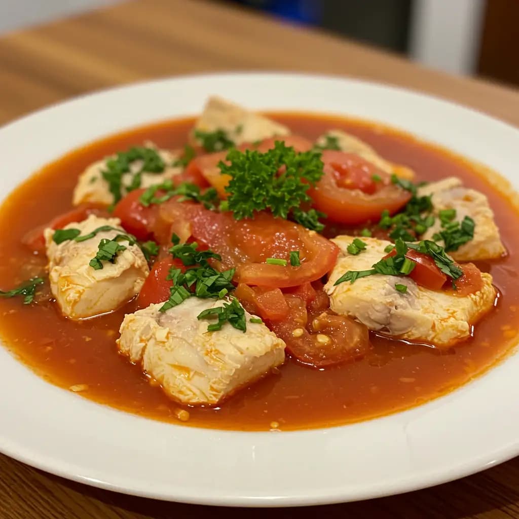 Receita de Cação ao molho vermelho