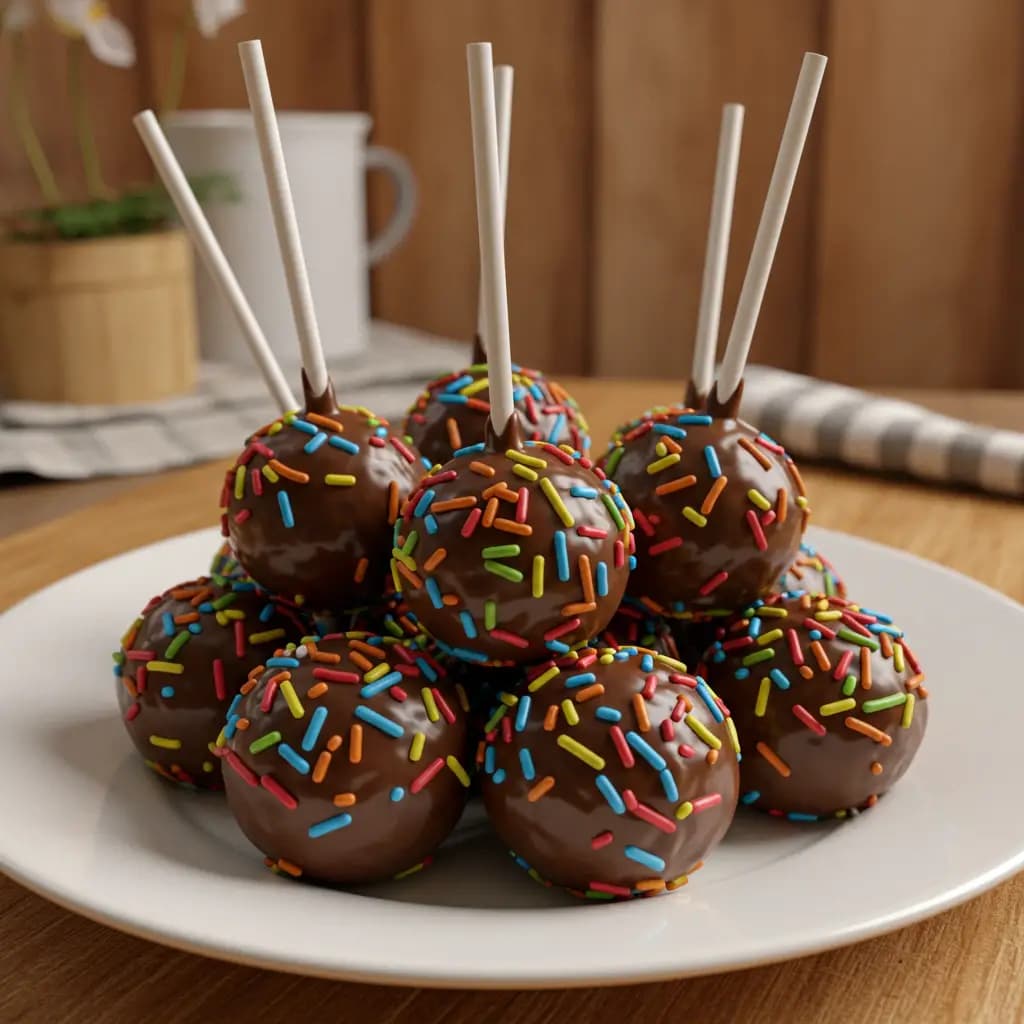 Receita de Cake pop (bolo de palito)