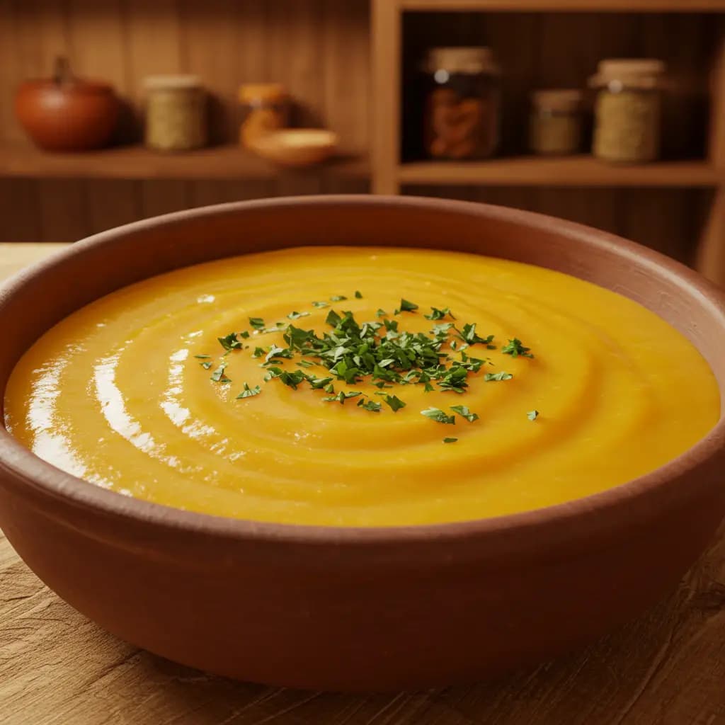 Receita de Caldo de abóbora