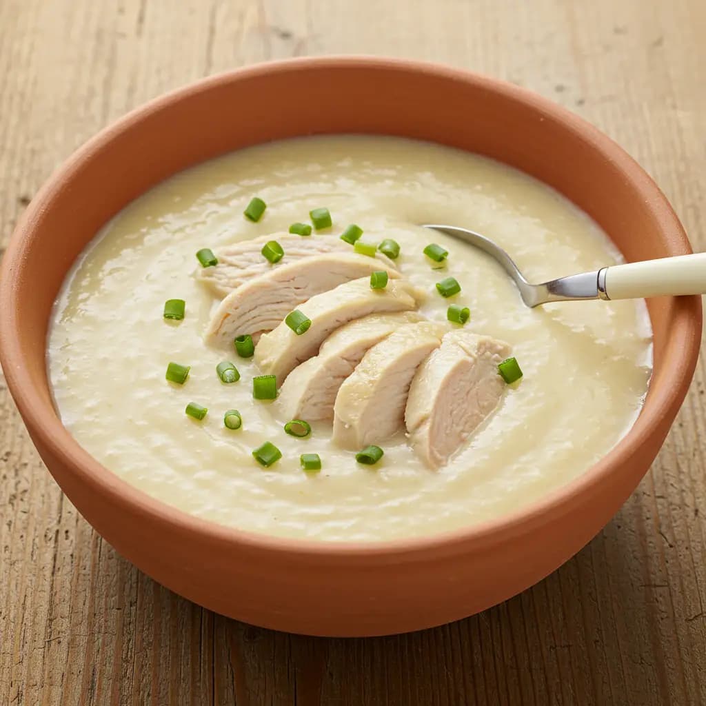 Receita de Caldo de Frango Cremoso