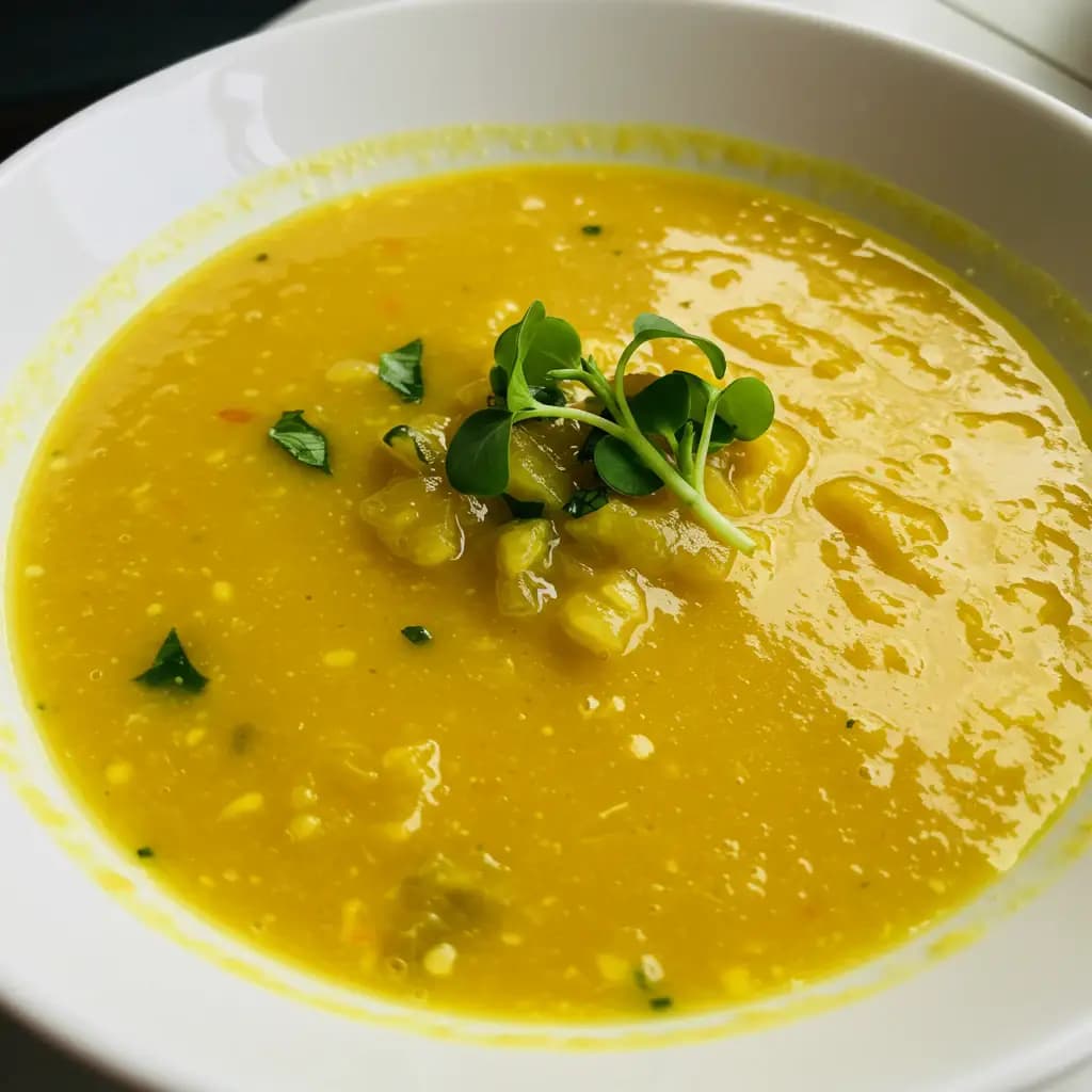 Receita de Caldo de Mandioquinha