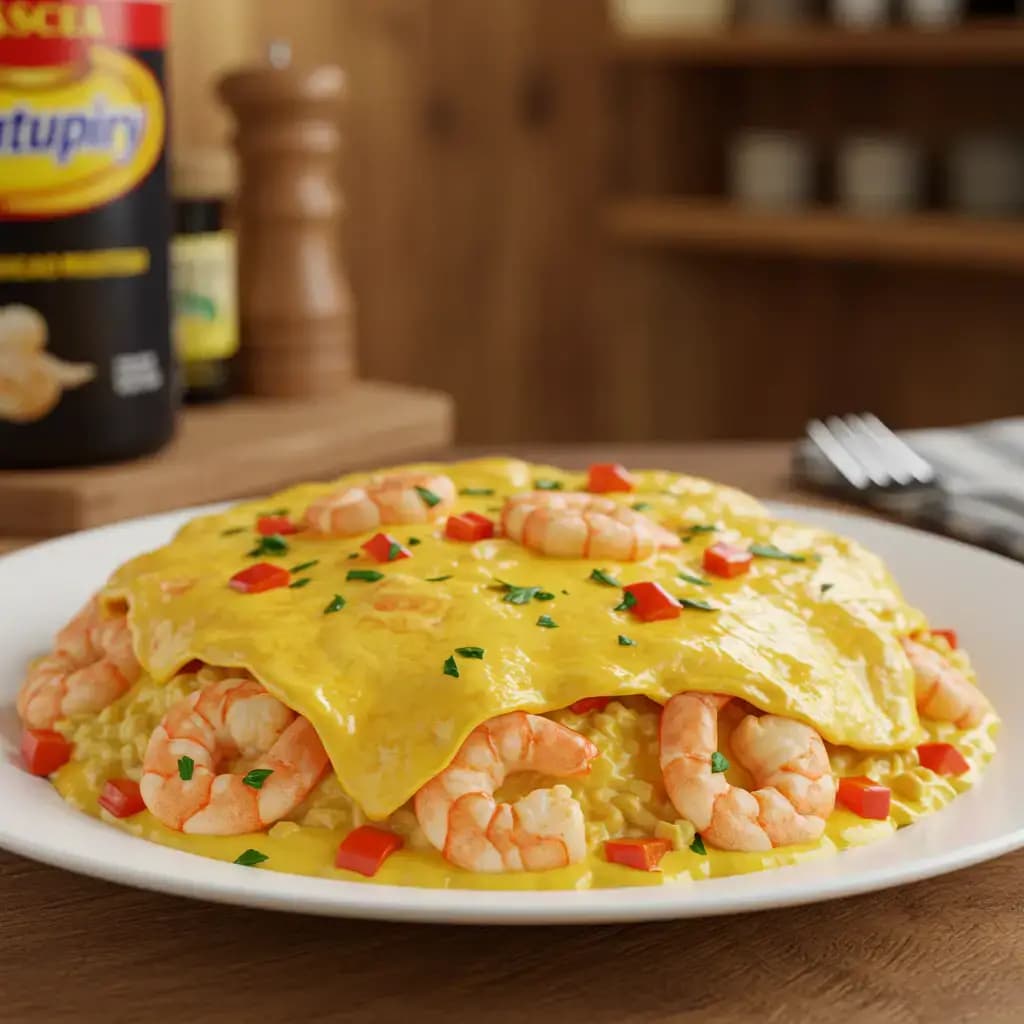 Receita de Camarão ao catupiry