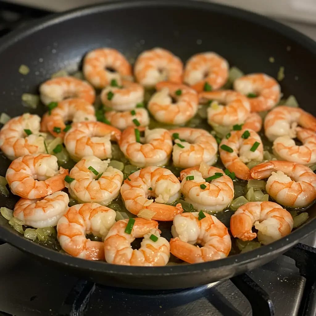Receita de Camarões ao Alho e Óleo