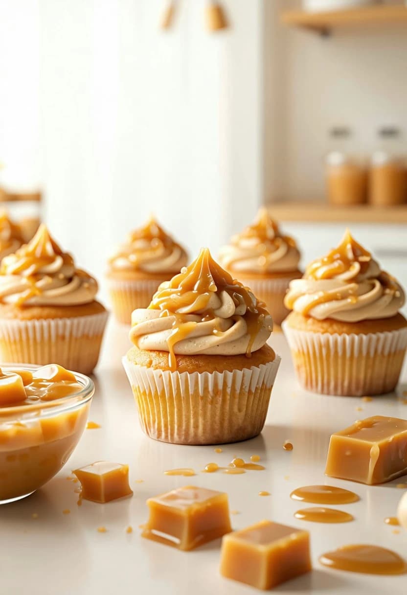 Receita de Cupcakes de Caramelo
