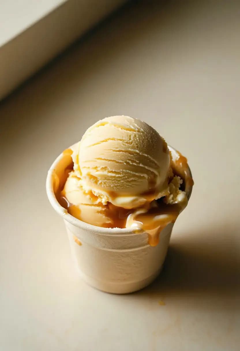 Receita de Sorvete de Caramelo