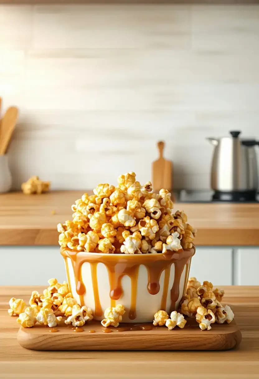 Receita de Pipoca Caramelizada