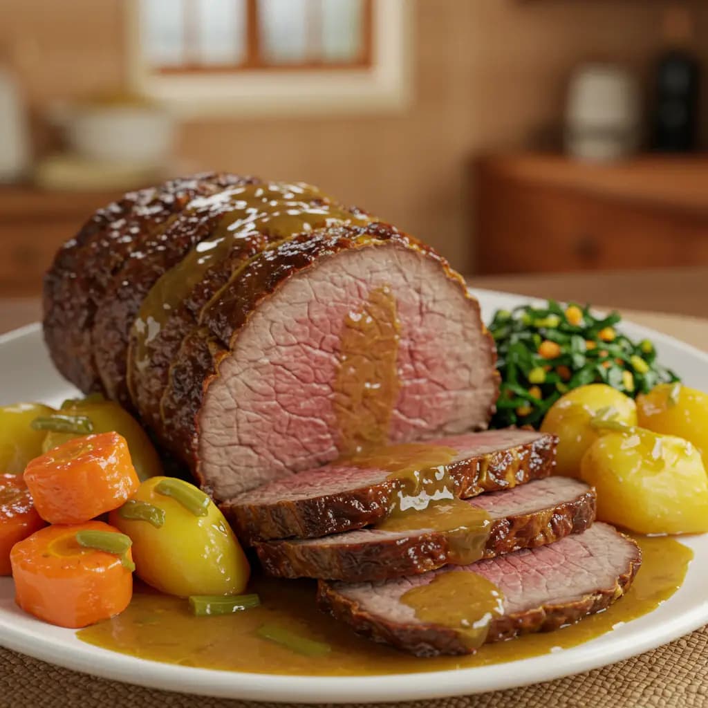 Receita de Carne assada