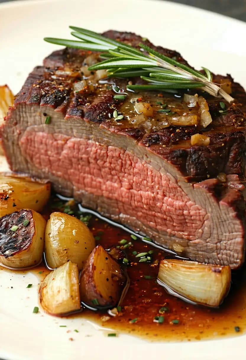 Receita de Carne Assada Simples no Forno