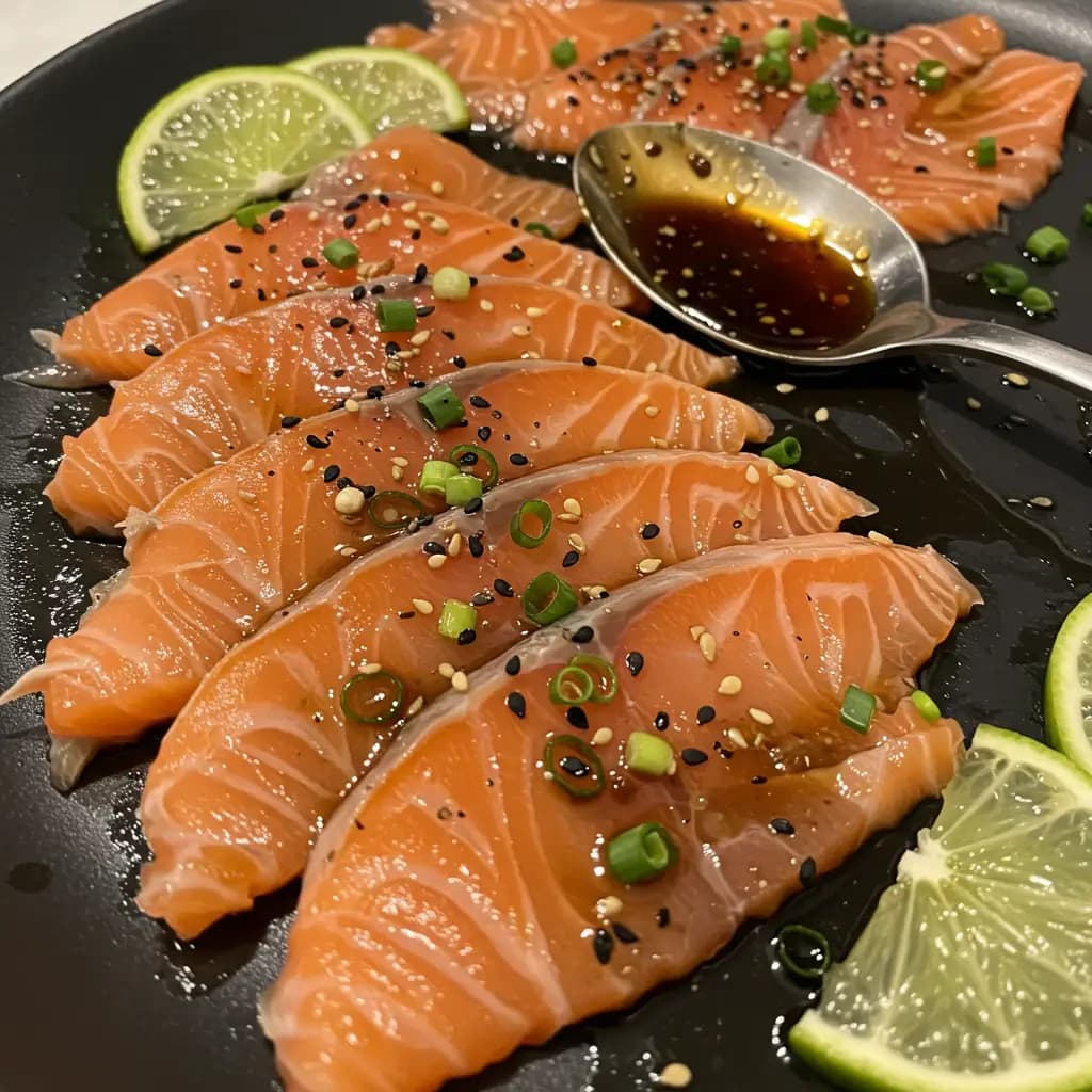 Receita de Carpaccio de Salmão