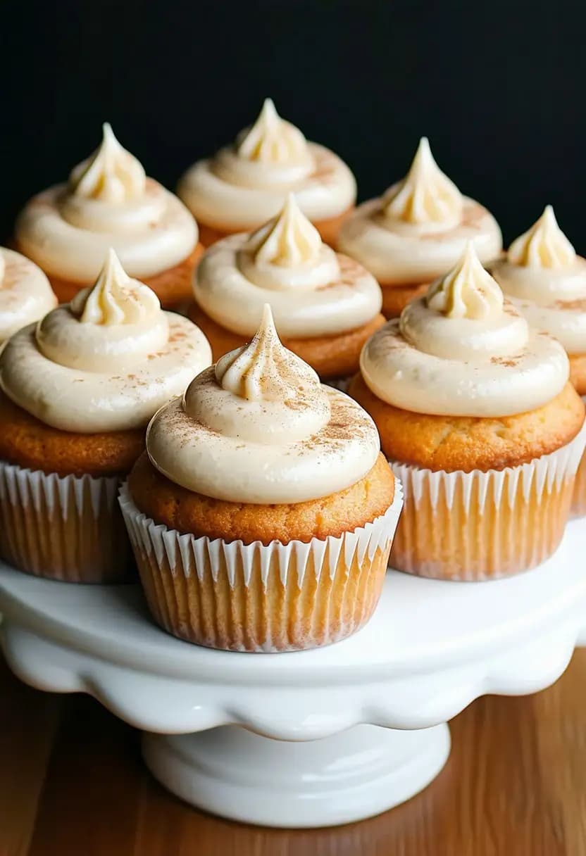 Receita de Cupcakes de Bolo de Cenoura