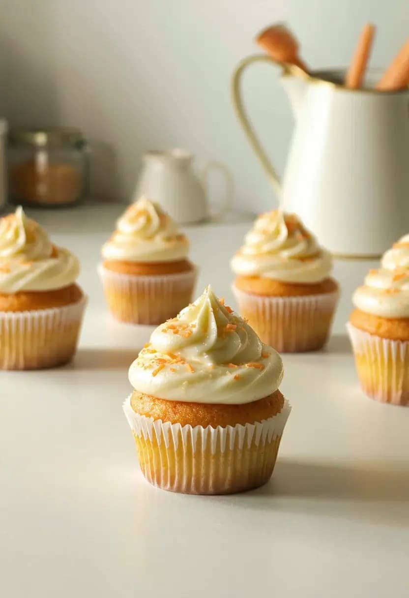 Receita de Cupcakes de Cenoura