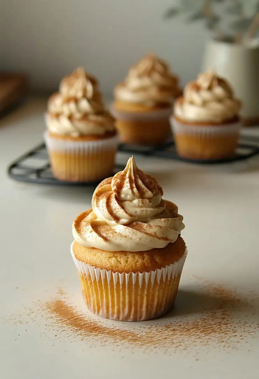 Receita de Cupcakes de Especiarias Chai