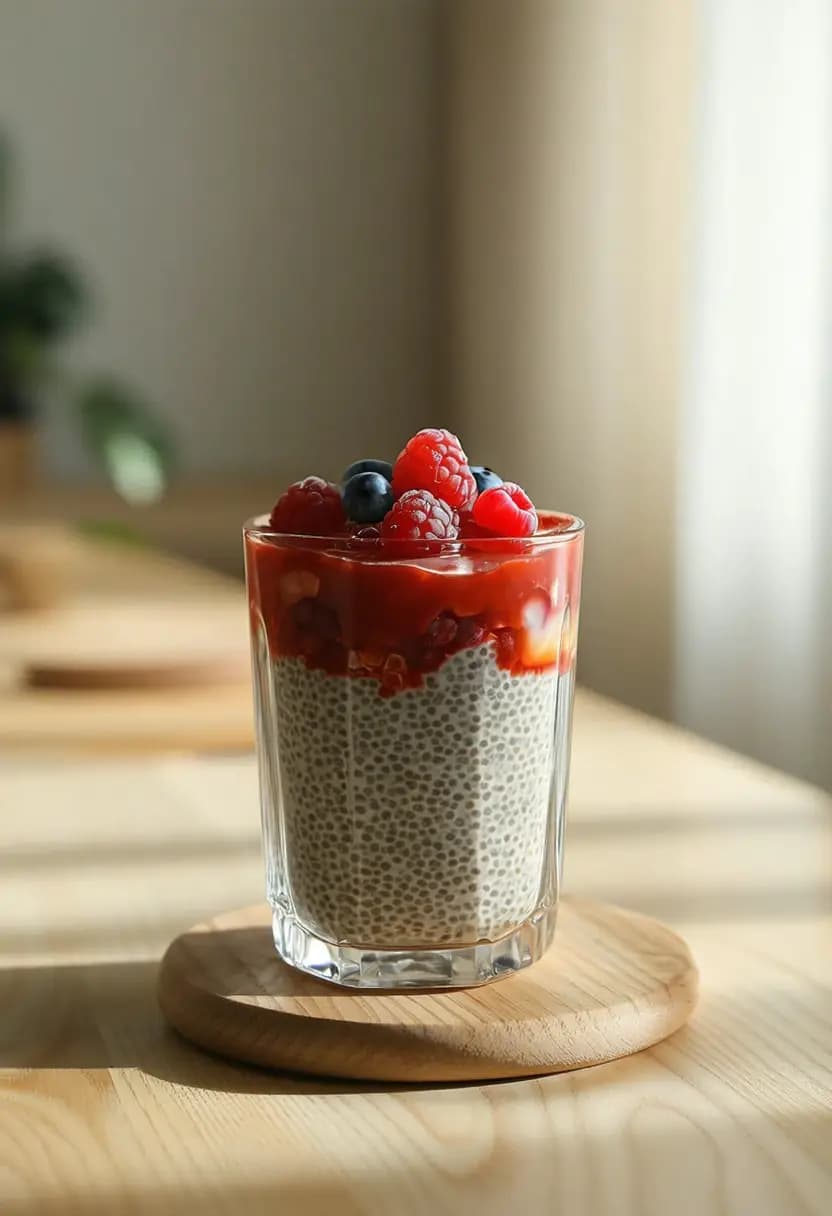 Receita de Pudim de Chia
