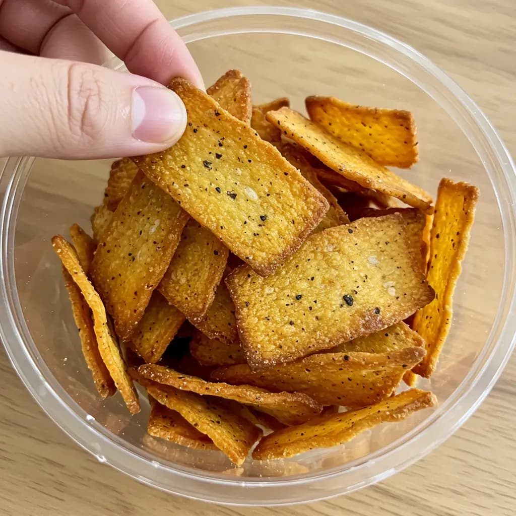 Receita de Chips de mandioca