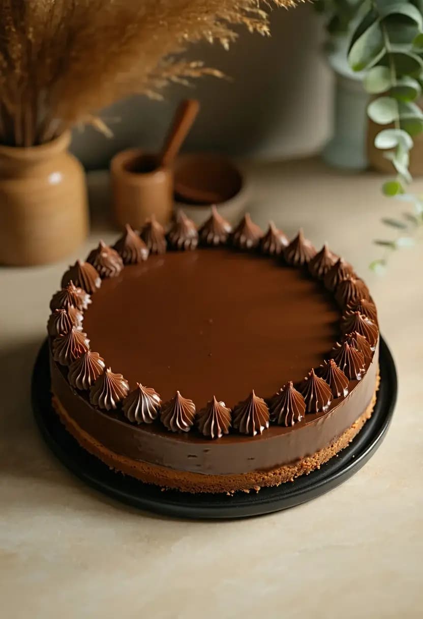 Receita de Cheesecake de Chocolate