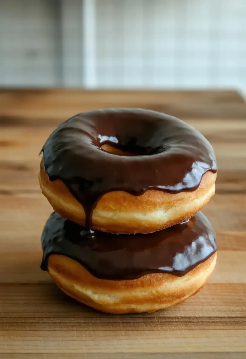 Receita de Donuts com Glacê de Chocolate