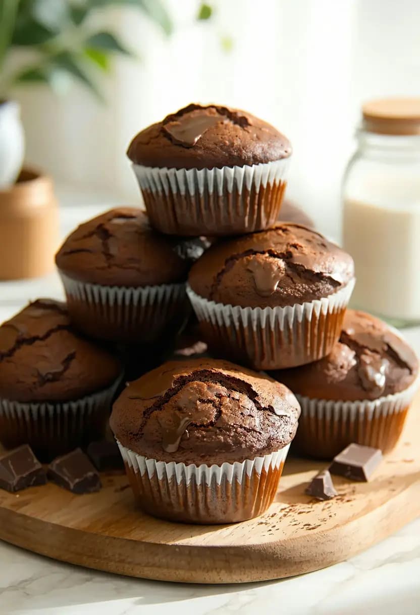 Receita de Muffins de Chocolate