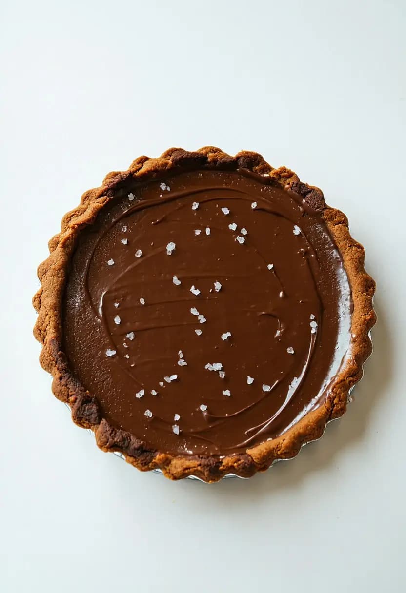 Receita de Torta de Chocolate com Sal Marinho