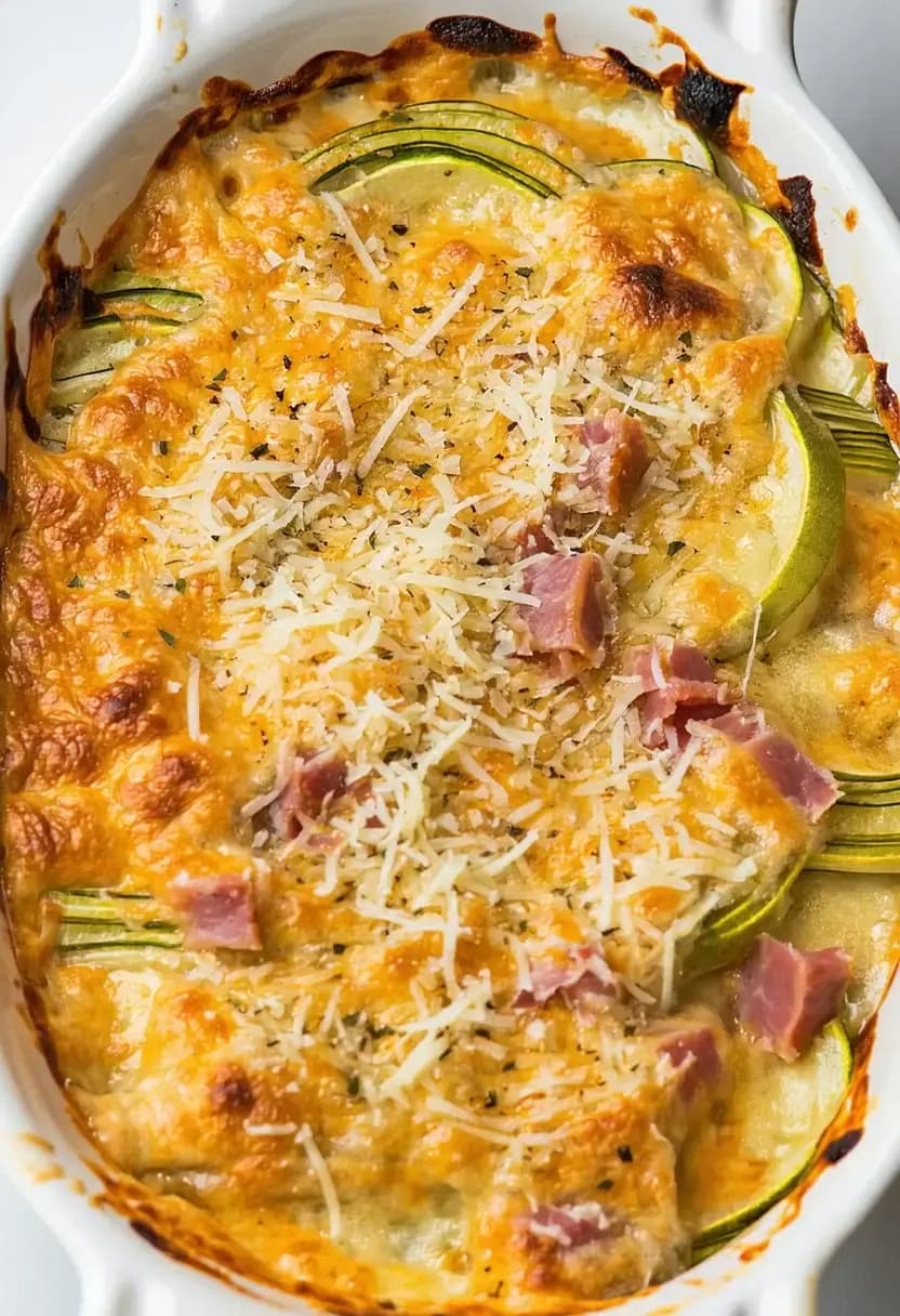 Receita de Chuchu Gratinado com Presunto