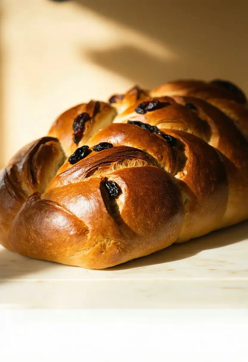 Receita de Pão de Canela com Uvas Passas