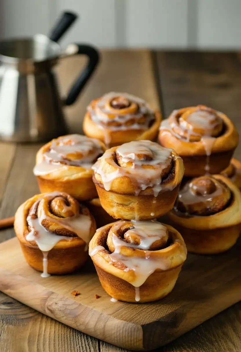 Receita de Muffins de Rolinho de Canela