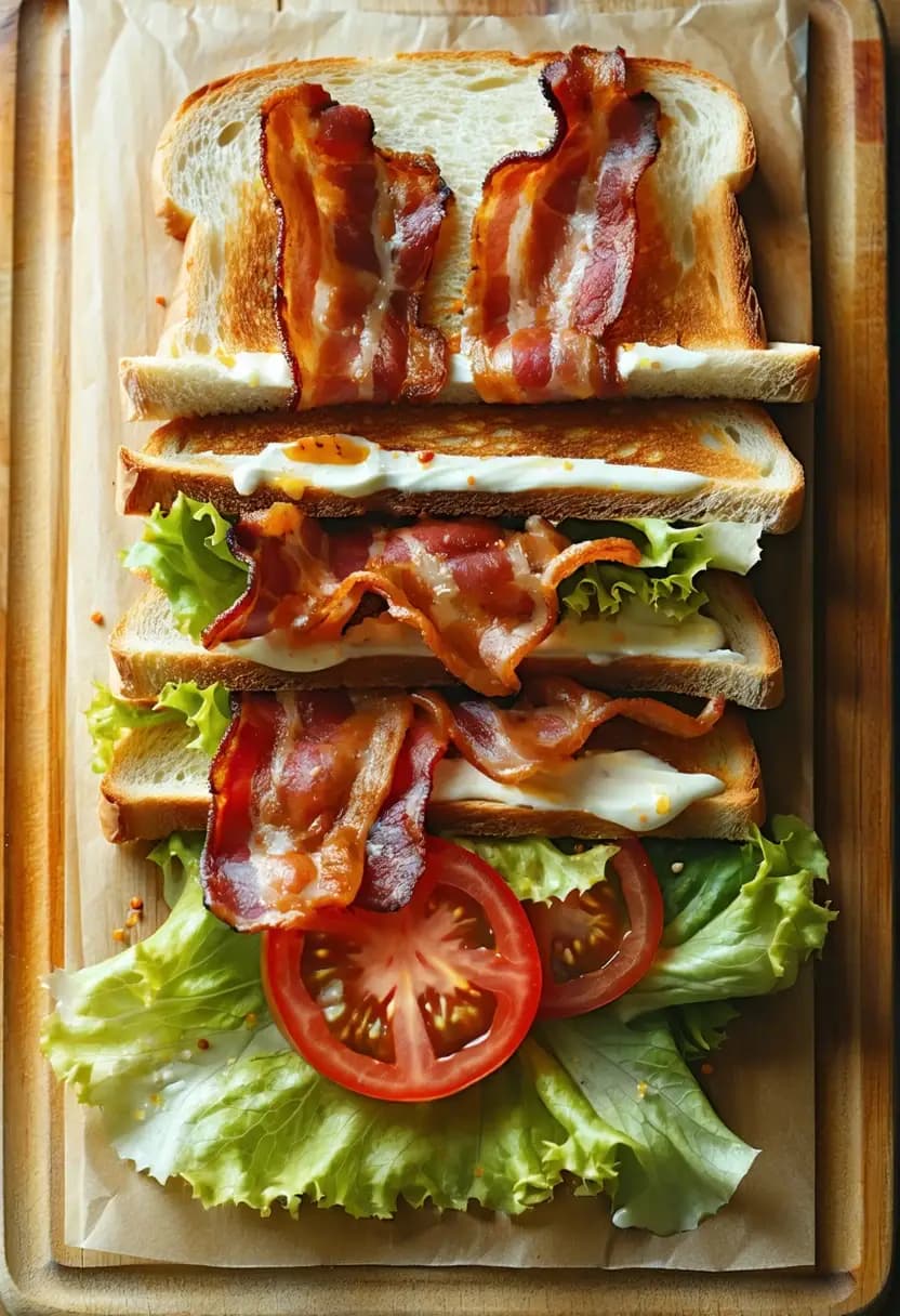 Receita de Sanduíche BLT Clássico