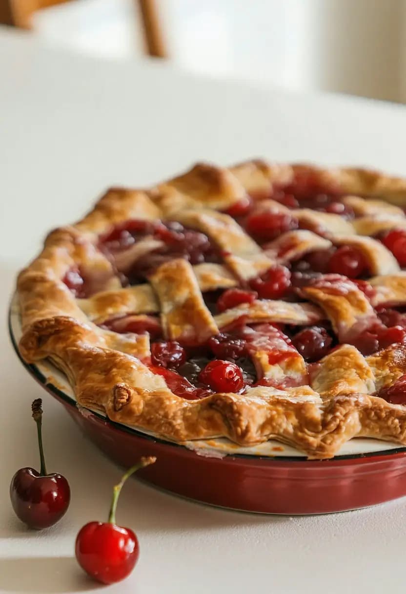Receita de Torta Clássica de Cereja