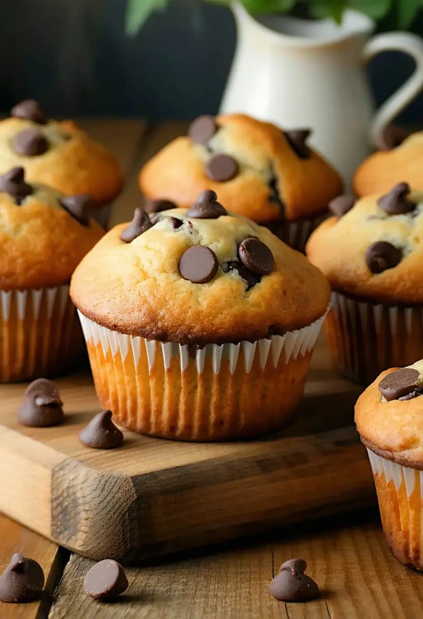 Receita de Muffins Clássicos de Chocolate