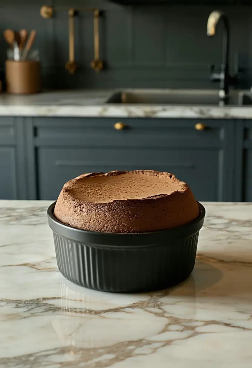 Receita de Soufflé de Chocolate Clássico