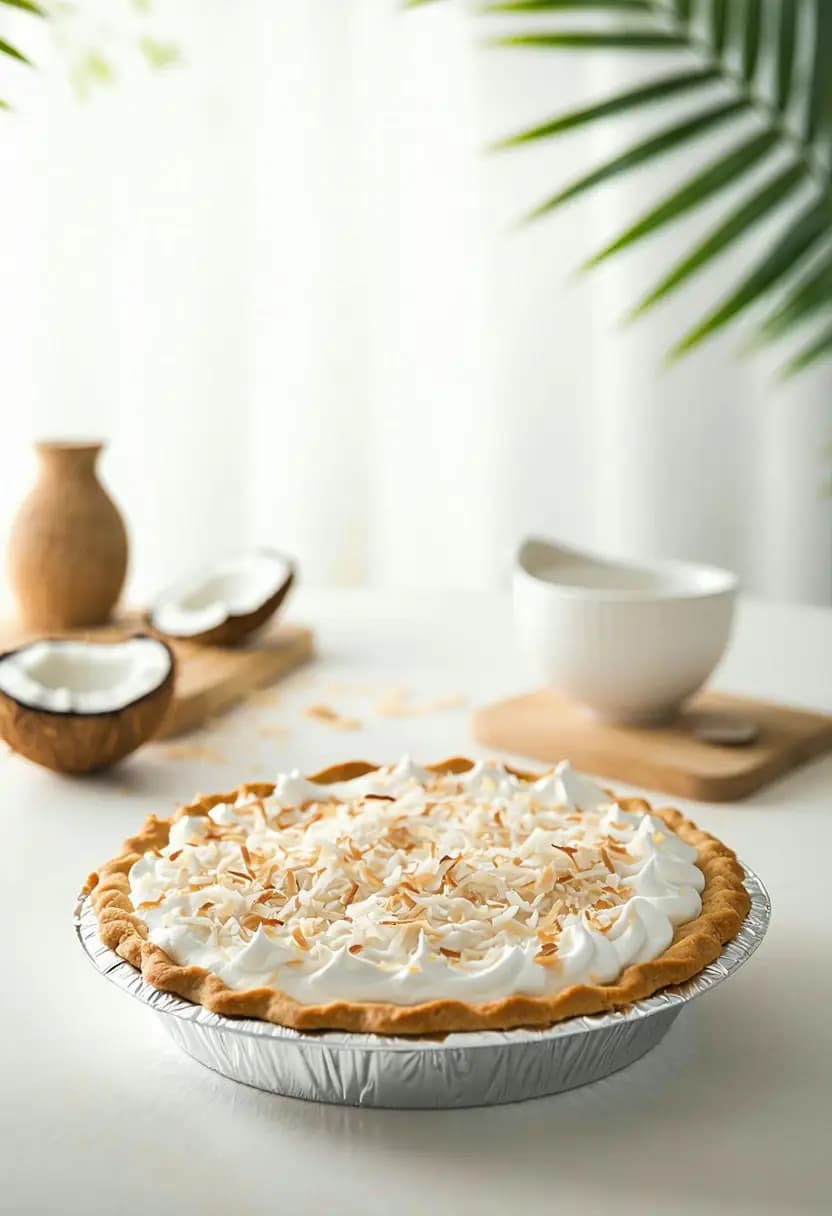 Receita de Torta Clássica de Creme de Coco