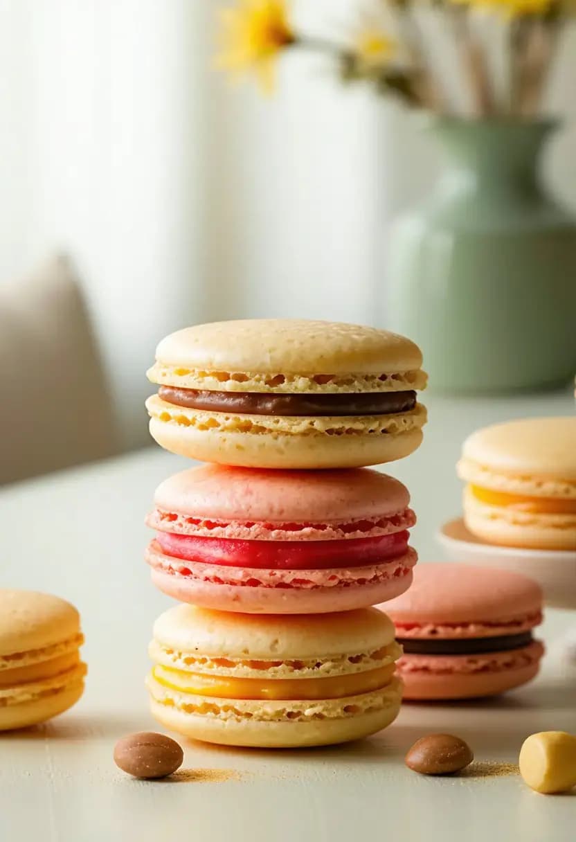 Receita de Macarons Franceses Clássicos