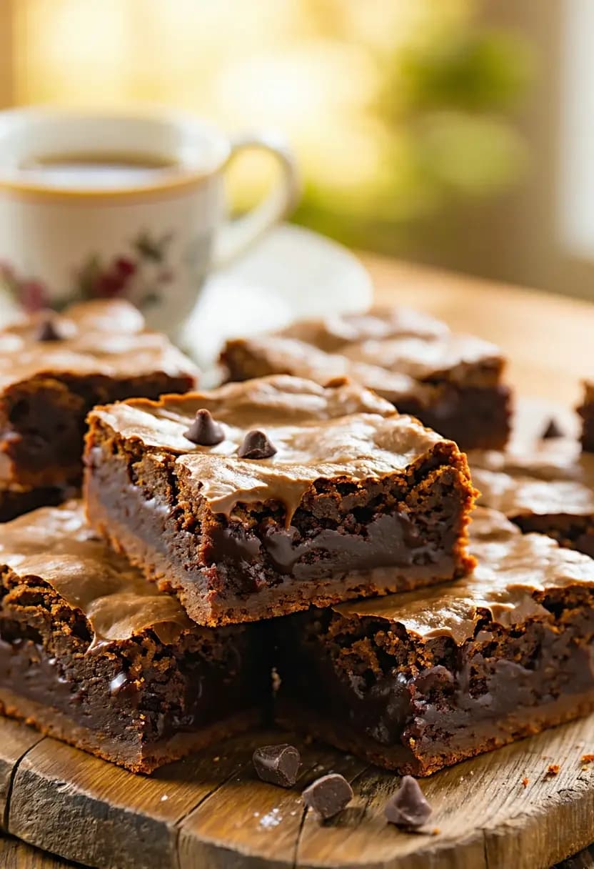 Receita de Brownies Clássicos de Fudge