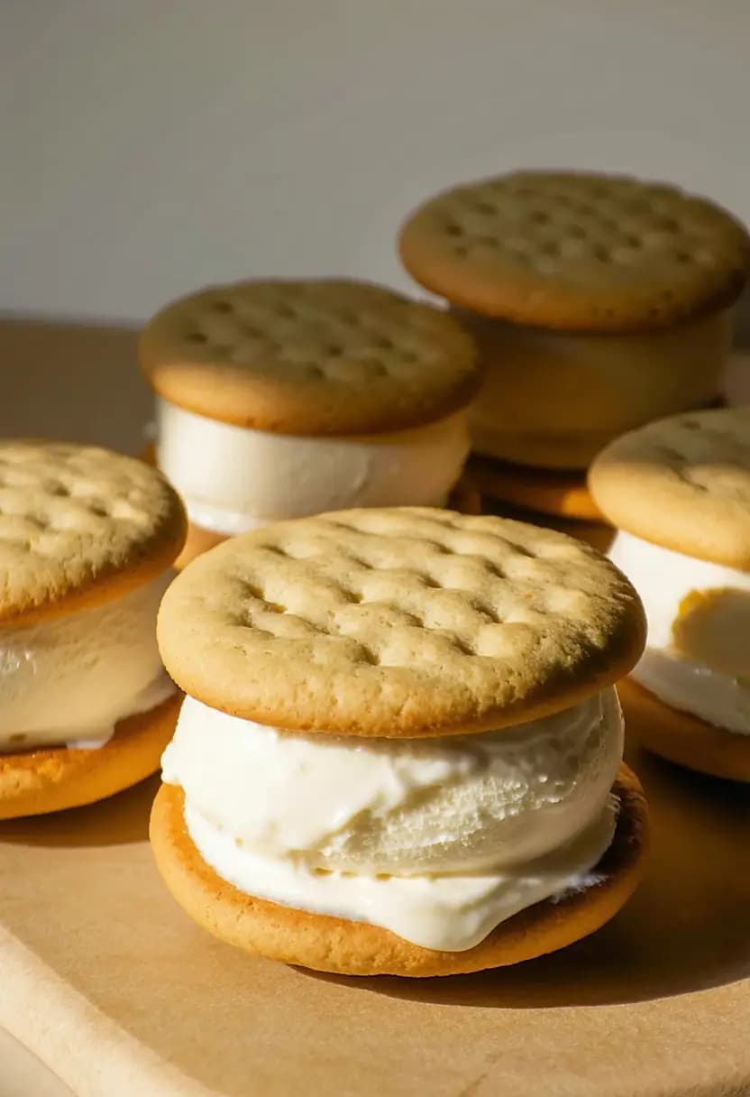 Receita de Sanduíches Clássicos de Sorvete