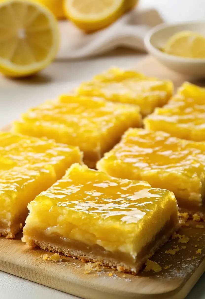 Receita de Barras de Limão Clássicas