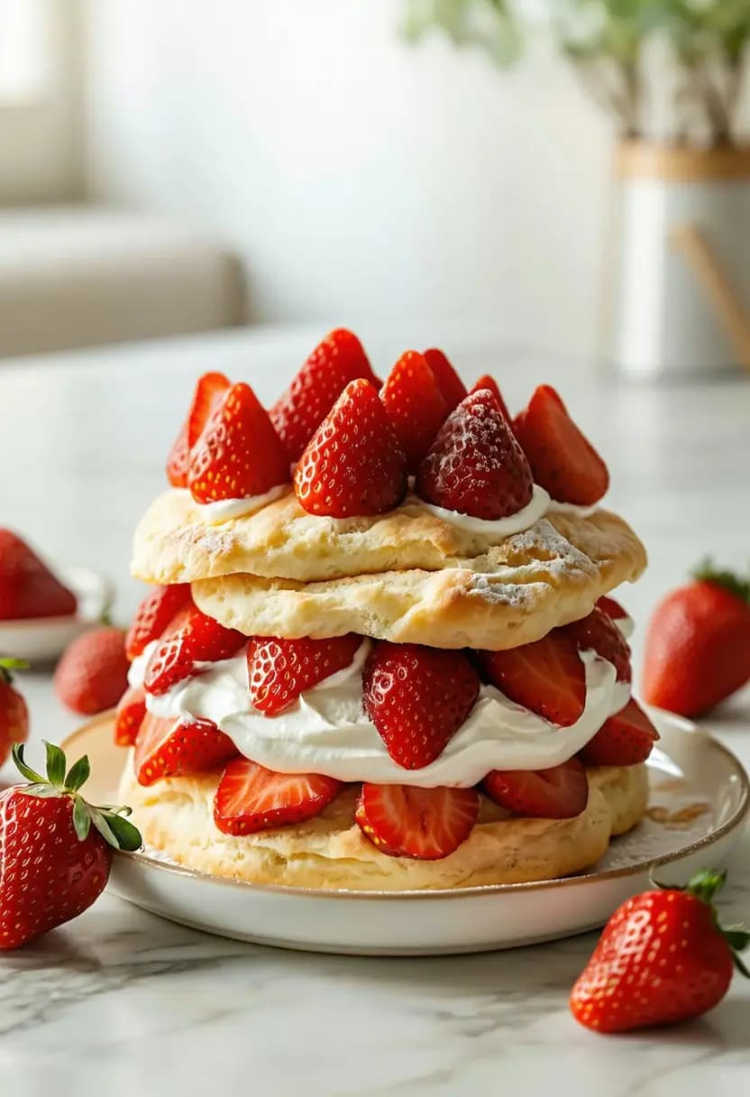 Receita de Bolo de Morango Clássico
