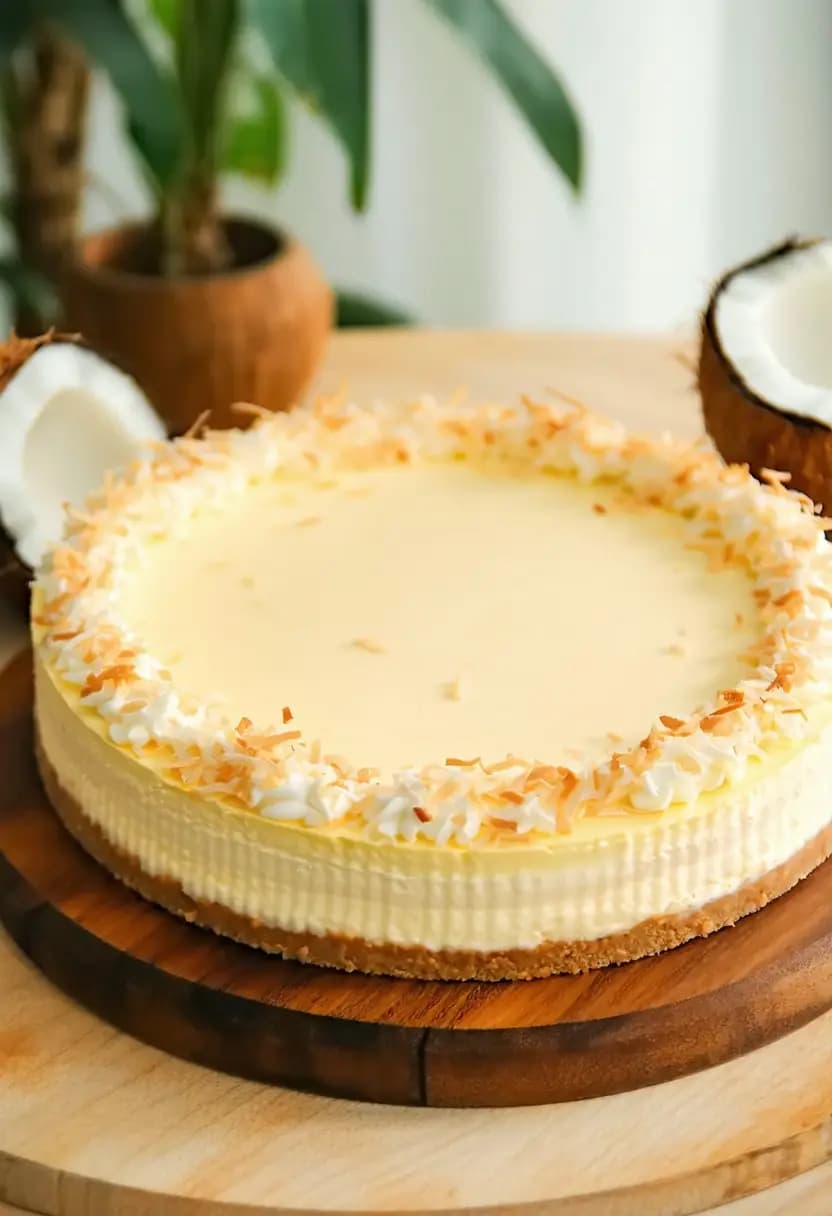 Receita de Cheesecake de Coco