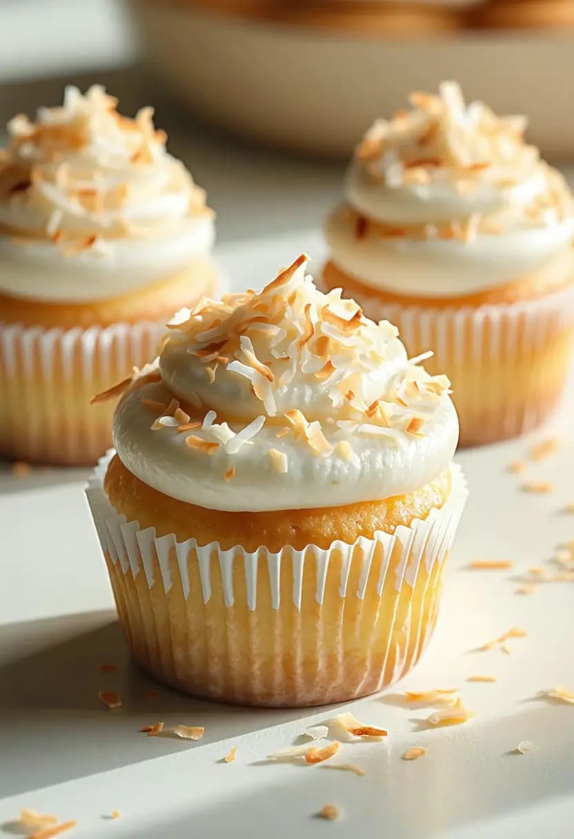 Receita de Cupcakes de Coco