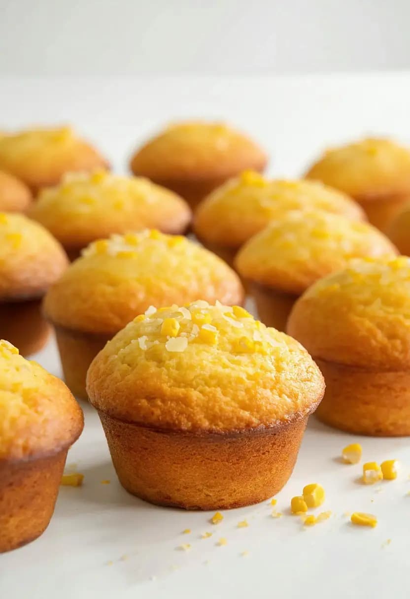 Receita de Muffins de Farinha de Milho