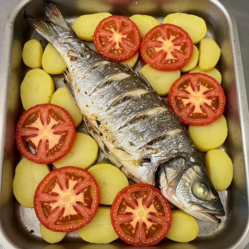 Receita de Corvina Recheada Assada