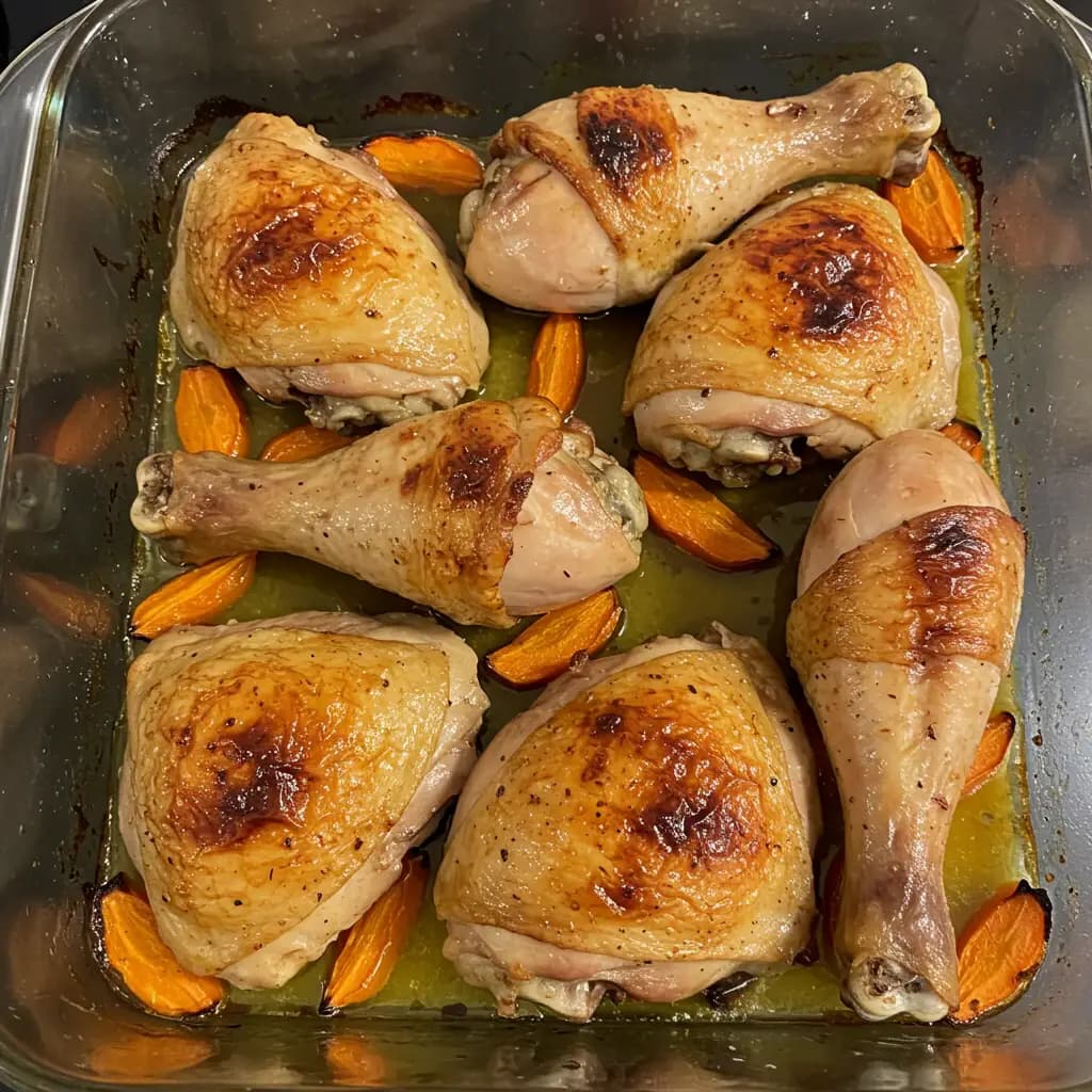 Receita de Coxa e sobrecoxa assada