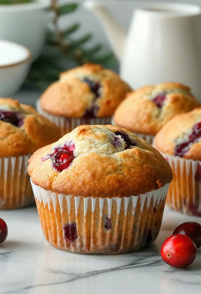 Receita de Muffins de Cranberry