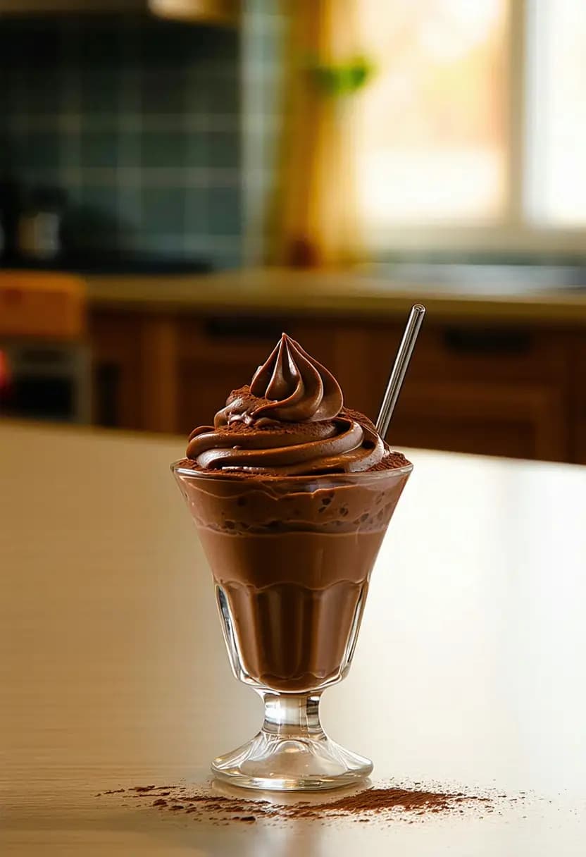 Receita de Mousse Cremosa de Chocolate